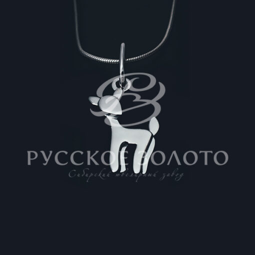 Подвеска из белого золота